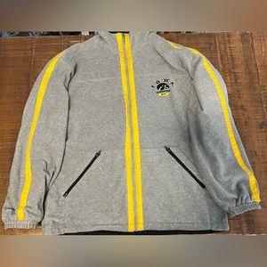 Iowa Hawkeyes Reversible Hoodie Zipper Jacket Xl (24.5 x 26.5)